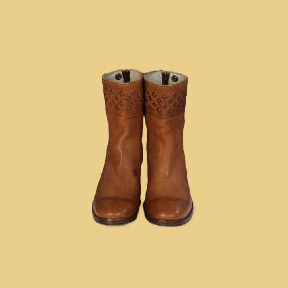 Alberto Fasciani Leather Ankle Boots